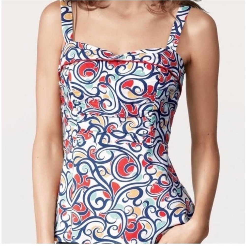 Cabi Keepsake Peplum Multi Color Adjustable Strap… - image 1